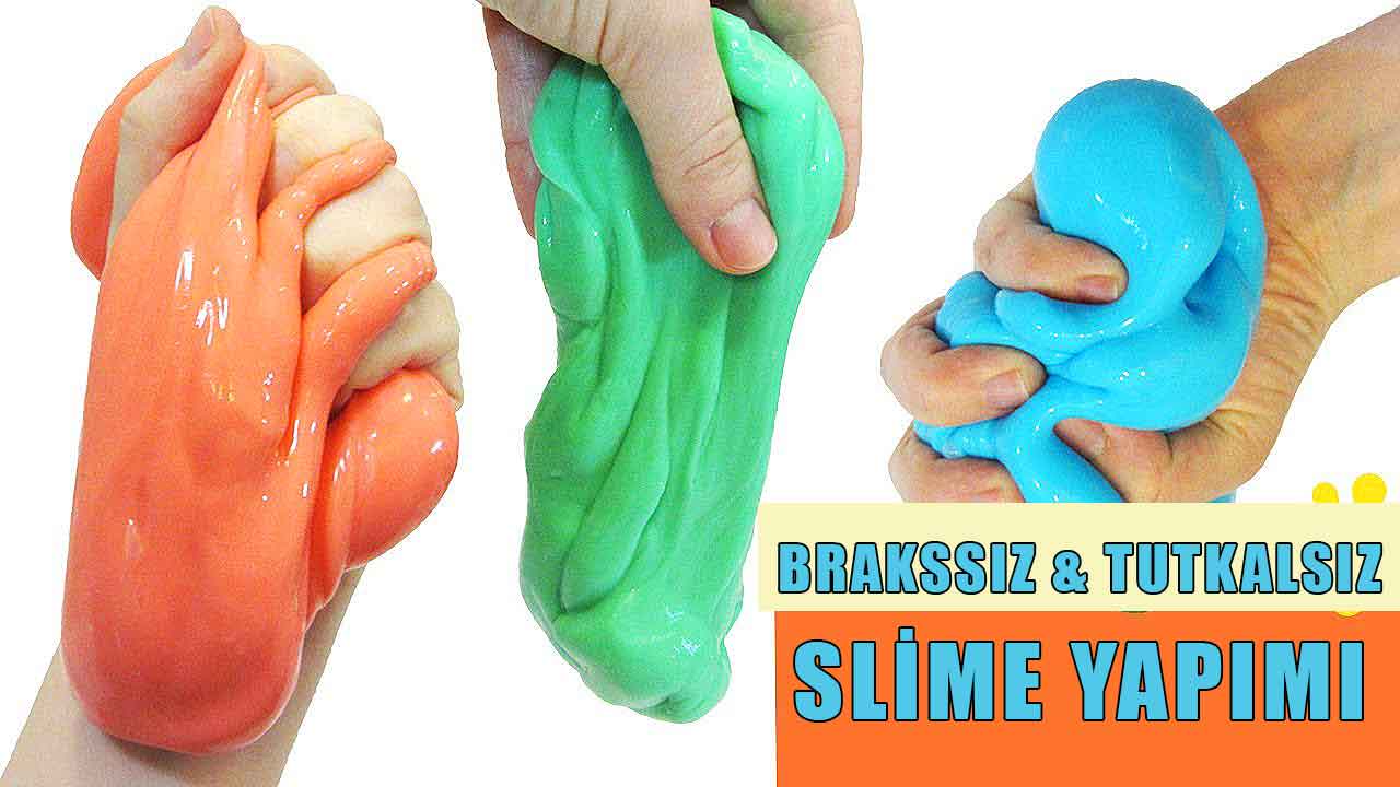 Tutkalsız ve Borakssiz Slime Nasıl Yapılır – Malzemeleri