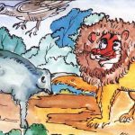 Aslan ile Yaban Domuzu Masali-Uzun Masal Oku veya Dinle-fabl-kisa cocuk masallari-anaokulu aslan masallari